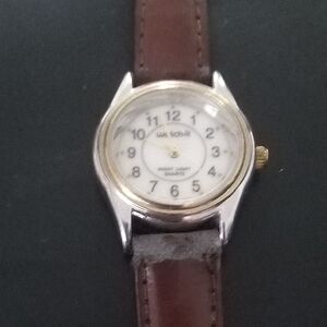 Unbranded Women's Brown Leather Strap Analog Watch